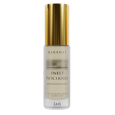 Gouden dop parfumolie flesje van Sweet Patchouli Parfumolie - Karamat